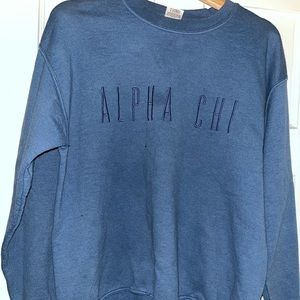 Alpha Chi crewneck sweatshirt